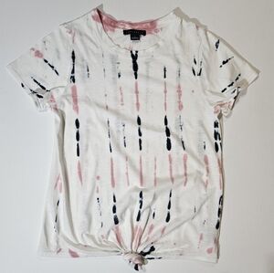 Sanctuary Top Womens Size Small Pink Black White